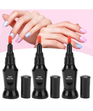 3 Pcs Nail Rhinestone Super Adhesive Glue for Jewelry, UV Gel, and Resin - Nail Art Accessory for Gem Decoration - Buy Online on SooperMarket.com