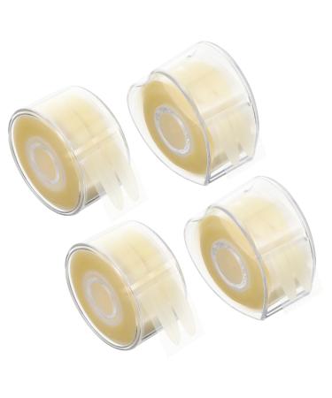 BELLIFFY 4 Rolls Double Eyelid Stickers Natural Ultra Invisible Instant Eyelid Lifter Strip Double Eyelid Strip Female Eyelid Tape Eye Shaping Makeup Supplies Round Stickers Eye Sticker Pvc