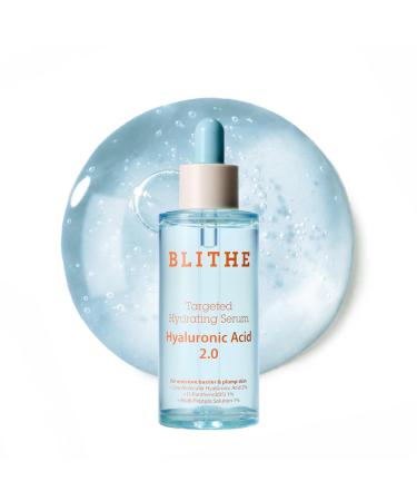 BLITHE Targeted Hydrating Serum with Hyaluronic Acid 2.0 - Deep Moisture Skin Barrier Protection Anti-Aging Cruelty-Free 50ml
