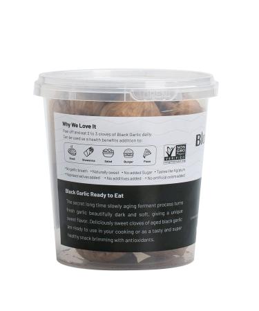ORGFUN Jumbo Whole Black Garlic  Premium Fermented Black Garlic Cloves  Easy to Peel  Cultivated in the Local Garlic 8 Oz - Buy Online on SooperMarket.com