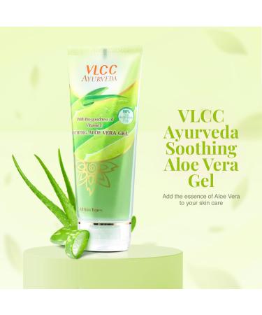 Buy VLCC Ayurveda Soothing Aloe Vera Gel 100g (Pack of 4) - Natural Skincare for Hydration & Healing | International Shipping - Buy Online on SooperMarket.com