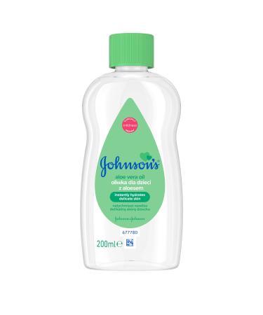 Johnson & Johnson's Baby Oil "Aloe Vera" - with 200 ml - Ideal oil for massaging 200 g (1 pack)
