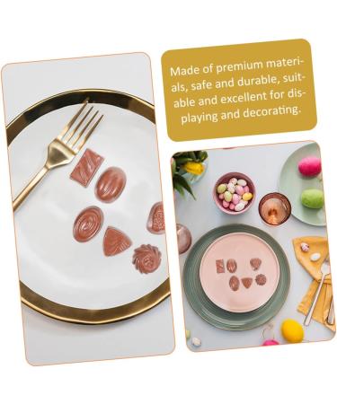 HOMSFOU 24 Pcs Simulation Chocolate Decorative Chocolate Decor Fake Candy Cake Decorating Fake Cookies Kids Bulk for Desserts Desktop Fake Chocolate Artificial Children's Products Pvc 3d Coffeex4pcs 3.9X2.8X1.8CMx4pcs - Buy Online on SooperMarket.com