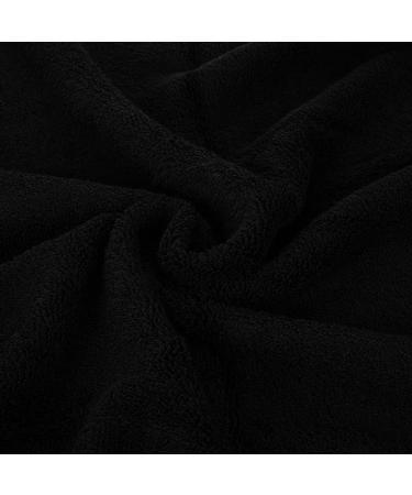 CASA COPENHAGEN Solitaire 600 GSM 6-Piece Towel Set - Black + White | Super Soft Egyptian Cotton Towels for Bathroom, Kitchen & Shower - Buy Online on SooperMarket.com