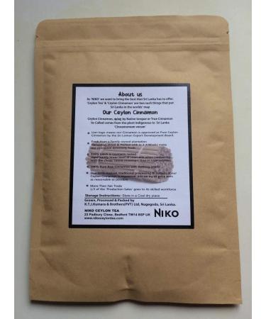 NIKO Ceylon Cinnamon Powder - 200g Pack | Pure & Aromatic | No GMOs | Direct from Sri Lankan Plantation - Buy Online on SooperMarket.com