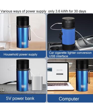 Insulin Cold Box Portable Car Semiconductor Mini Medicine Small Refrigerator 2-8 C Low Noise and Energy Saving Blue (Blue) - Buy Online on SooperMarket.com