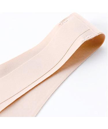 Angxiwan Ladies Bustier Yoga Bralette - Seamless Breathable Cross Back Design Spaghetti Straps Medium Zipper Front - Stylish Comfort in Beige XXL - Buy Online on SooperMarket.com