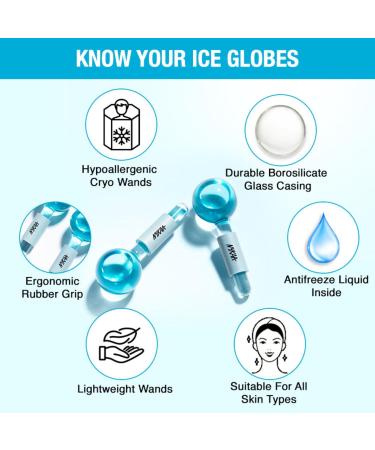 Buy Nykaa Naturals Facial Ice Globes for Puffiness & Wrinkles - Tighten Skin & Reduce Dark Spots - International Shipping Available - Buy Online on SooperMarket.com