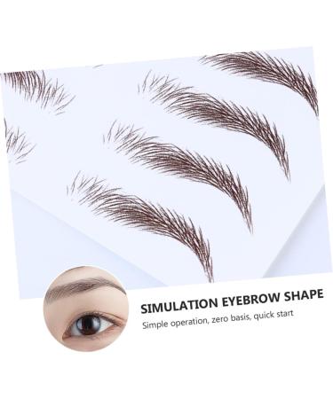 Beavorty 10 Pcs Eyebrow Stickers Imitation Eyebrow Sticker False Eyebrows Cosmetics Miss Blush Makeup - Buy Online on SooperMarket.com