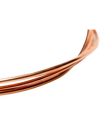 12 Gauge  99.9% Pure Copper Wire (Round) Dead Soft CDA #110 Made in USA - 5FT by CRAFT WIRE 12 Gauge 5 Feet - Buy Online on SooperMarket.com