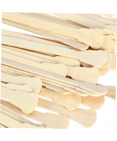 Magiclulu 150 PCS Wax Spatula Sticks for Ear & Nasal Hair Removal - Wooden Bamboo Hair Removal Tools (50 PCS x 3 Packs) - Buy Online on SooperMarket.com