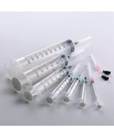 Buy Blunt Needle Syringes - 15 Pack (100ml 60ml 30ml 10ml 5ml 3ml 1ml) with Storage Caps - International Shipping - Buy Online on SooperMarket.com