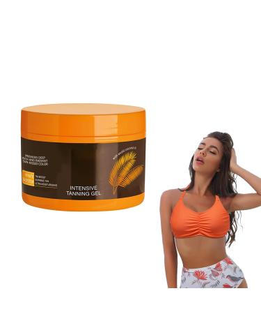 FunnAura Intensive Tanning Gel Tanning Accelerator Cream for Sunbeds & Outdoor Sun