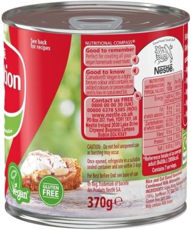 Condensed Milk Carnation Vegan Alternative Condensed Milk 370g Tins (3 Tins) - Buy Online on SooperMarket.com