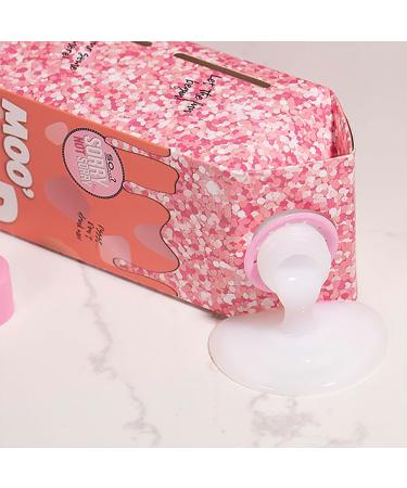 Sorry Not Sorry Moo D Bath Milk - Nourishing & Restoring Bath Soak with Peach Extract & Watermelon Scent (500ml) - Vegan & Cruelty Free - Buy Online on SooperMarket.com