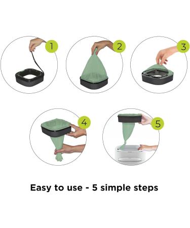 Litter Locker Refills Square Eco Refill 1pk Compostable cat Litter Bags - Buy Online on SooperMarket.com