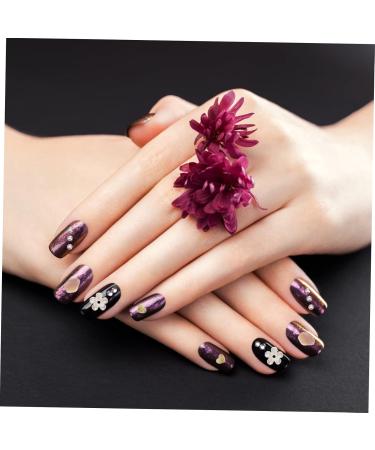 minkissy 4 Boxes 3D Nail Accessories Gems for Nails Nail Art Stickers Flower Nail Charms Charm Abs Rhinestone Zinc Alloy Acrylic - Buy Online on SooperMarket.com
