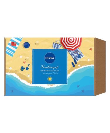 Nivea Family Fun Set - 5-Piece Sun Protection Gift Set with Sun Spray Care Shower & More for All Ages - International Shipping Available - Buy Online on SooperMarket.com