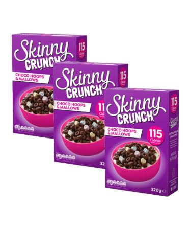 3 x 320g Chocolate Marshmellow Breakfast Cereal Fibre Vitamins Calcium Morning Meal Snack