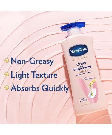 Vaseline Healthy Bright Daily Brightening Body Lotion 400 ml with Vitamin B3 - Buy Online on SooperMarket.com