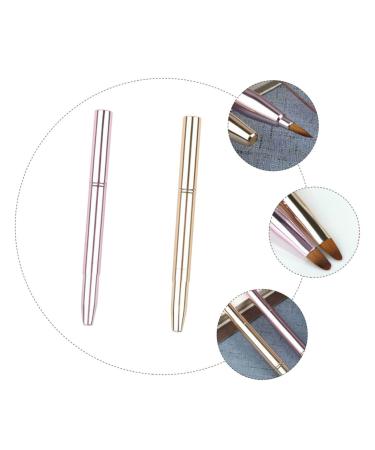 NOLITOY Double Ended Lip Brush Set - 4 Pcs Makeup Brushes for Women - Essential Concealer & Lipstick Tools - Assorted Colors - Buy Online on SooperMarket.com