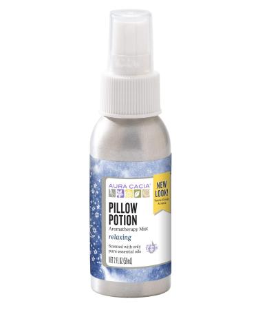 Aura Cacia Pillow Potion Mist | GC/MS Tested for Purity | 59 ml (2 fl. oz.)