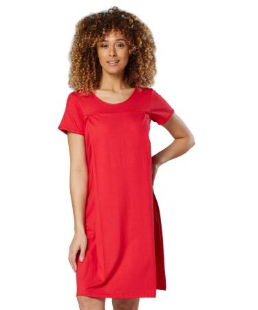 HAPPY MAMA. Women's Labor Delivery Hospital Gown Breastfeeding Maternity. 434p 10-12 Red