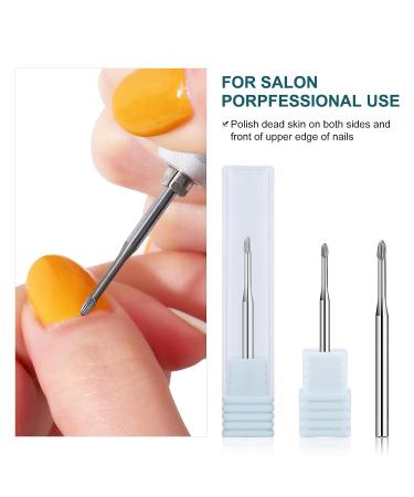NMKL38 Tungsten Carbide Nail Drill Bits 3/32 - Cuticle Clean Burrs for Electric Nail File Machine | Manicure Tools for Salon - Buy Online on SooperMarket.com