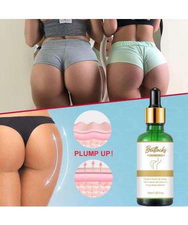 Hip Lift & Butt Firming Essential Oil | Natural Herbal Formula for Women | Cellulite Removal & Enhancement - Buy Online on SooperMarket.com