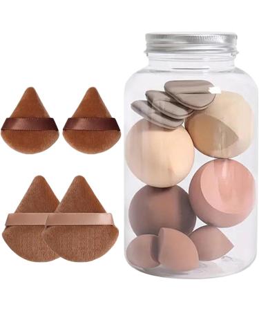 Dranng Make up Sponges - Soft Makeup Sponge | Beauty Sponge & Powder Puff Versatile Wet & Dry Use Long Lasting for Women Light Coffee - Buy Online on SooperMarket.com
