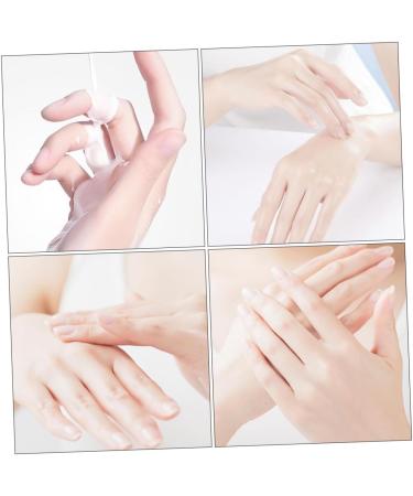 Gogogmee 2 Pairs Hand Exfoliant Cover Moisturizing Gloves Hand Dead Skin Remover Nourishing Hand Cover Hand Care Mask for Hand Moisturizing Gel Socks Non-Woven Fabric White - Buy Online on SooperMarket.com