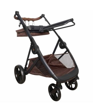 RL24 - Saddle car Irhcarry Light Imperial Riding with bridle holder |Foldable & up to 20 kg resilient |Saddle holder & basket are removable |Sattelcaddy in Navy/Chocolate |Stable accessories