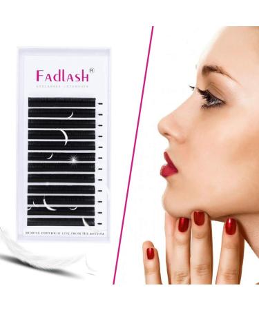 Fadlash Easy Fan Lashes DD Curl 0.05 14mm - Natural Look Russian Lashes | Self Fanning Eye Lashes for Easy Application - 14 mm 0.05-DD - Buy Online on SooperMarket.com