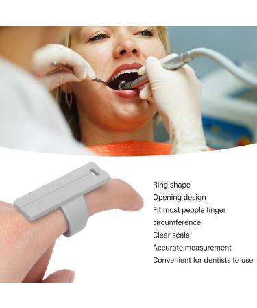 High Accuracy Dentistry Finger Lineal Ring & Shear Measure Tool - Portable Gray Plastic for Dentists - Buy Online on SooperMarket.com