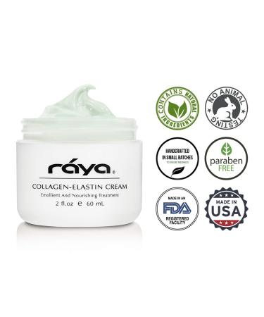Raya Collagen-Elastin Cream (401) - Nourishing Facial Treatment for Dry Skin | Reduce Fine Lines & Wrinkles | Calms, Tones, Refines & Firms - Buy Online on SooperMarket.com