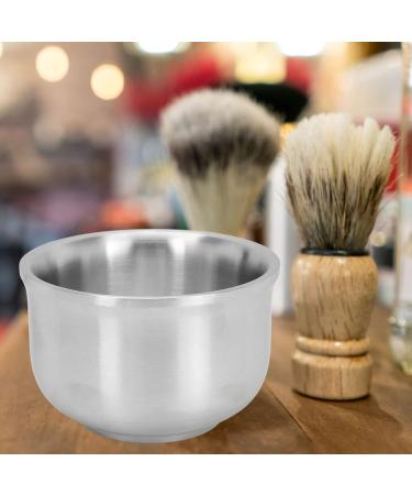 Professional Shaving Foam Mug - Portable Stainless Steel Shaving Bowl for Home & Travel - Buy Online on SooperMarket.com