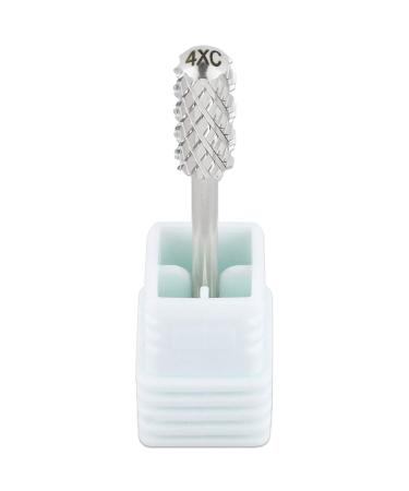 PANA 3/32 Smooth Top Small Barrel Silver Carbide (4X Coarse) - Professional Nail Drill Bit - Buy Online on SooperMarket.com