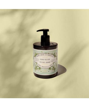Panier des Sens Jasmine Foaming Liquid Marseille Soap Hand Wash - Made in France - 16.9 Fl.oz/500ml - Buy Online on SooperMarket.com