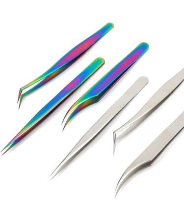 Verdant Touch Curved Tip Tweezers Curved Tip Eyelashes Extension Tweezer Alloy False Eyelashes Applicator Tool - Buy Online on SooperMarket.com