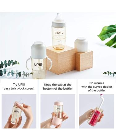 UPIS 2 Count Silicone Straw Refill Pack - Anti Colic Air Vent, BPA-Free, Cross-Cut Design - 6 Month+ Compatible with UPIS Straw Cup - 2 Pack - Buy Online on SooperMarket.com