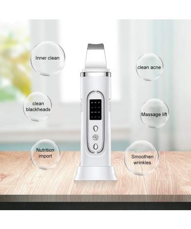 Skinw scher Ultrasound Face Spatula - Pore Cleaner & Blackhead Removal Device for Rejuvenating Facial Massage | International Shipping - Buy Online on SooperMarket.com