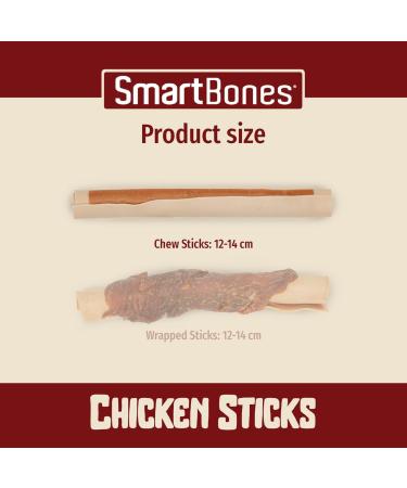 Smartbones 10 Chicken Sticks Rawhide Free Chew Dog Treats 200 g (Pack of 1) Chew Sticks (10 pieces) - Buy Online on SooperMarket.com