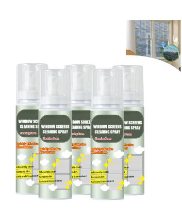 No-Removal Window Screen Foam Cleaner dust and Scale Removal Door and Window Screen Cleaner Water-Free Window Screen Cleaner Multi-Functional Household Screen Cleaning Foam