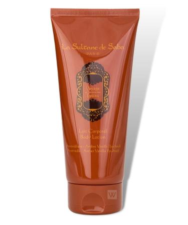 La Sultane de Saba - Body Lotion Patchouli Vanilla Amber 200ml - Travel on the Spice Road - Ayurvedic Treatment
