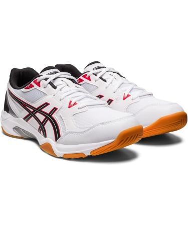 ASICS Men's Gel-Rocket 10 Court Shoes 10.5 - White/Classic Red - Buy Online on SooperMarket.com