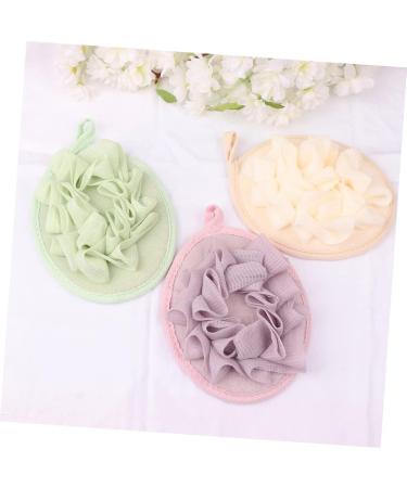NOLITOY 12 Pcs Natural Flower Bath Sponges - Soft Shower Cleaning Sponges for Bubble Making & Bathing | Eco-Friendly Loofah & Net Mesh Material - Buy Online on SooperMarket.com