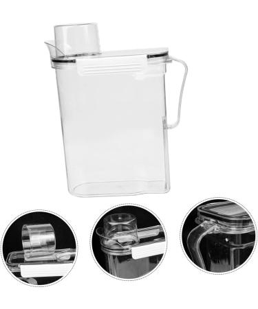 BCOATH 3pcs Laundry Storage Box Large Capacity Sub Buckets Jug Stand Lotion Transparent Plastic - Buy Online on SooperMarket.com