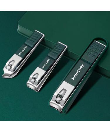 RIMEI Nail Clippers Set Stainless Steel self-Collecting Nail Cutter& Sharp Oblique Toe Nail Clipper & Nail File for Adult Men Women Seniors - Buy Online on SooperMarket.com