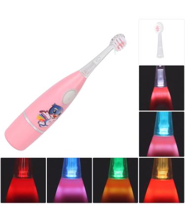 Buy Electric Toothbrush for Kids 360-Degree Battery Operated with Cartoon Design & Colorful Lights Perfect Oral Care Tool for Toddlers | International Shipping Available - Buy Online on SooperMarket.com