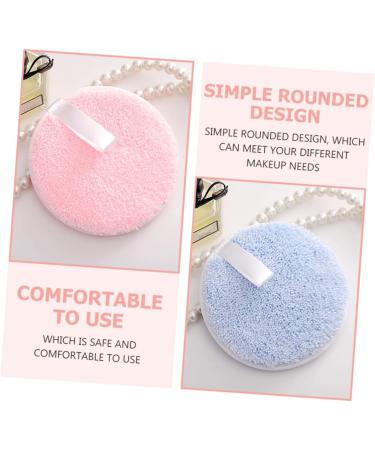 5pcs Round Cleansing Pads Puff Cosmetics Pad Girl Cosmetic Tool Woman Makeup Accessory Face Washing Pad Small Makeup Pad Makeup Tool Girl Makeup Pad Simple Rounded Makeup Pad/2071 12x12cm - Buy Online on SooperMarket.com